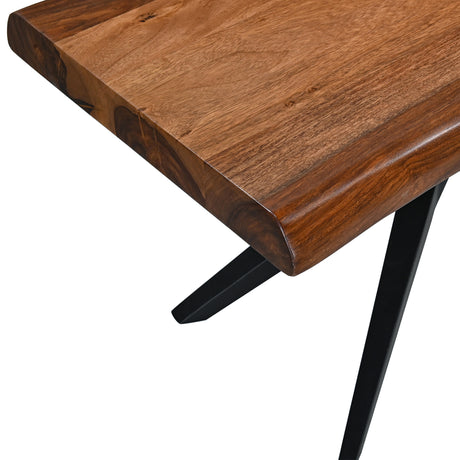 Austin Loft 90" Bench in Natural Sheesham by Home Trends & Design at Eve Furniture
