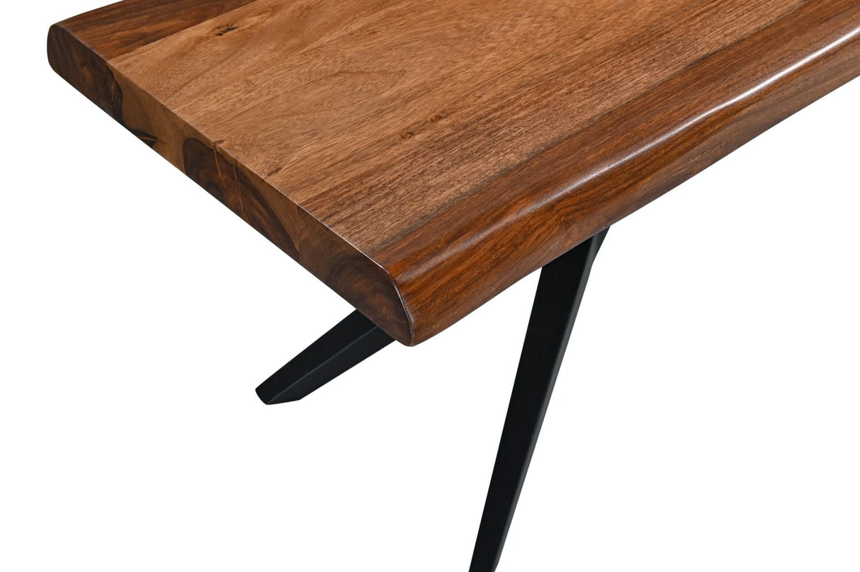 Austin Loft 90" Bench in Natural Sheesham by Home Trends & Design at Eve Furniture