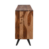 Austin Loft 90" Sideboard in Natural Sheesham by Home Trends & Design at Eve Furniture