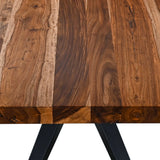 Austin Loft 94" Dining Table in Natural Sheesham by Home Trends & Design at Eve Furniture
