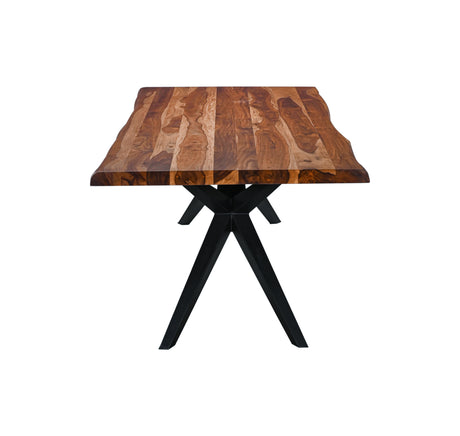 Austin Loft 94" Dining Table in Natural Sheesham by Home Trends & Design at Eve Furniture