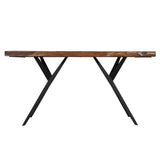 Austin Loft 94" Dining Table in Natural Sheesham by Home Trends & Design at Eve Furniture