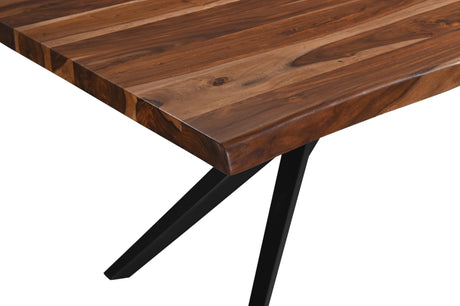 Austin Loft 94" Dining Table in Natural Sheesham by Home Trends & Design at Eve Furniture