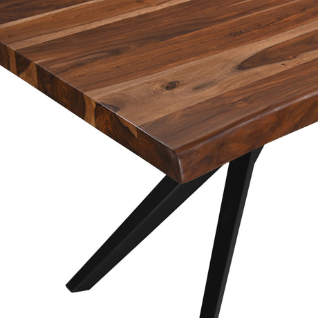 Austin Loft 94" Dining Table in Natural Sheesham by Home Trends & Design at Eve Furniture
