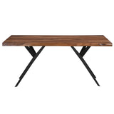 Austin Loft 94" Dining Table in Natural Sheesham by Home Trends & Design at Eve Furniture
