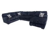 Austin Luscios Black 3-Piece (RAF) Sectional by New Era Innovations at Eve Furniture