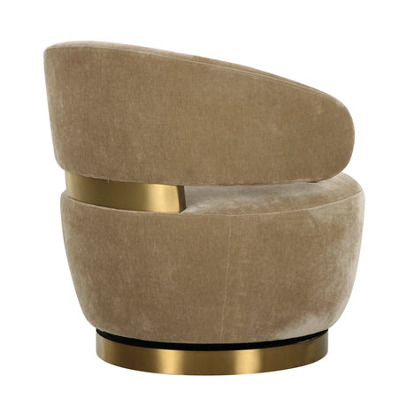 Austin Upcycled Swivel Chair by TOV Furniture at Eve Furniture