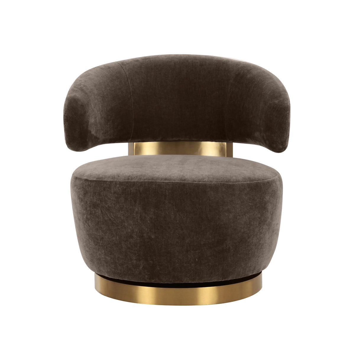 Austin Upcycled Swivel Chair by TOV Furniture at Eve Furniture