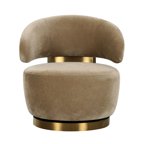Austin Upcycled Swivel Chair by TOV Furniture at Eve Furniture