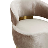 Austin Upholstered Swivel Chair by TOV Furniture at Eve Furniture