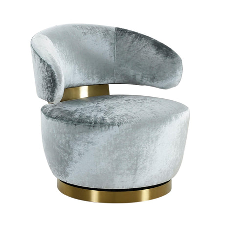 Austin Upholstered Swivel Chair by TOV Furniture at Eve Furniture