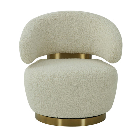 Austin Upholstered Swivel Chair by TOV Furniture at Eve Furniture