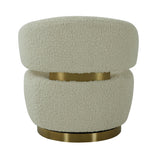 Austin Upholstered Swivel Chair by TOV Furniture at Eve Furniture