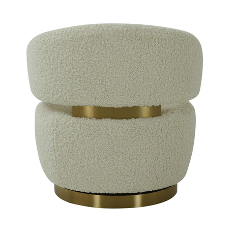 Austin Upholstered Swivel Chair by TOV Furniture at Eve Furniture