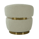 Austin Upholstered Swivel Chair by TOV Furniture at Eve Furniture
