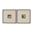 Autonomous (Set of 2) by Ira Havuka a Hand Embellished Framed Art Print Matted under Glass by Mercana at Eve Furniture