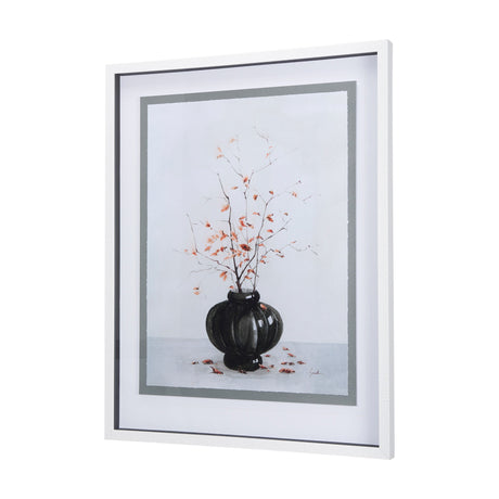 Autumn Branches I by Mercana Studio a Hand Embellished Textured Framed Art Print Matted under Glass by Mercana at Eve Furniture