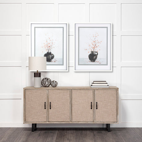 Autumn Branches I by Mercana Studio a Hand Embellished Textured Framed Art Print Matted under Glass by Mercana at Eve Furniture