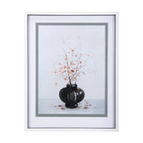 Autumn Branches I by Mercana Studio a Hand Embellished Textured Framed Art Print Matted under Glass by Mercana at Eve Furniture