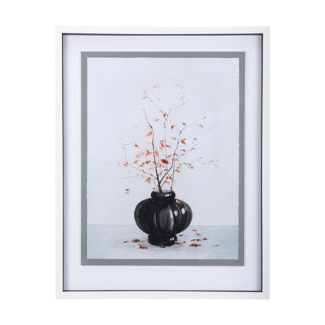 Autumn Branches I by Mercana Studio a Hand Embellished Textured Framed Art Print Matted under Glass by Mercana at Eve Furniture