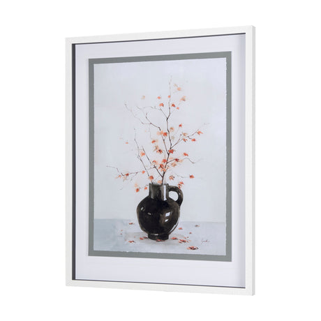 Autumn Branches II by Mercana Studio a Hand Embellished Textured Framed Art Print Matted under Glass by Mercana at Eve Furniture