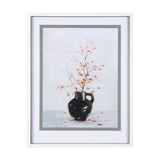 Autumn Branches II by Mercana Studio a Hand Embellished Textured Framed Art Print Matted under Glass by Mercana at Eve Furniture