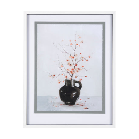 Autumn Branches II by Mercana Studio a Hand Embellished Textured Framed Art Print Matted under Glass by Mercana at Eve Furniture