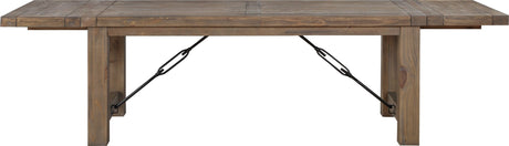 Autumn Flink Oak Solid Wood Extending Dining Table by Modus Furniture at Eve Furniture