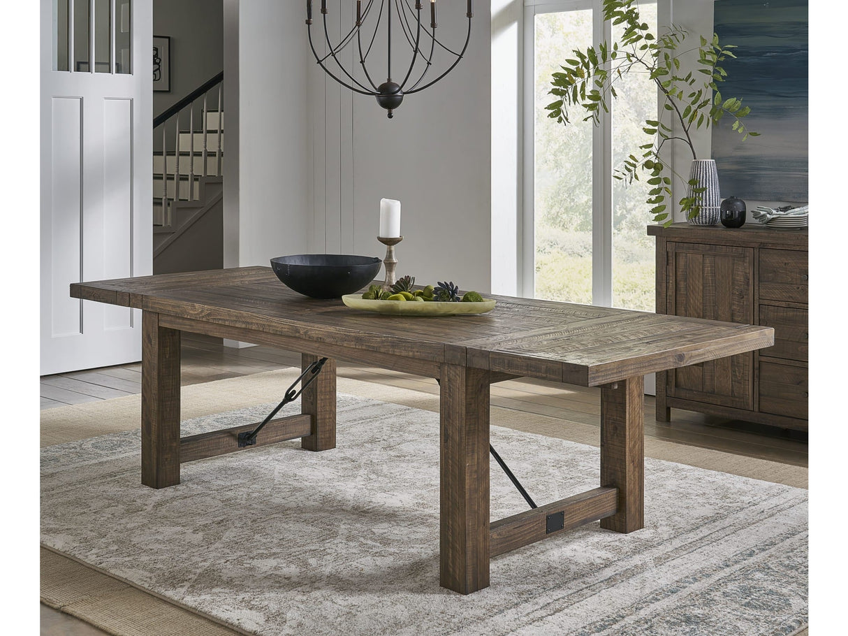 Autumn Flink Oak Solid Wood Extending Dining Table by Modus Furniture at Eve Furniture