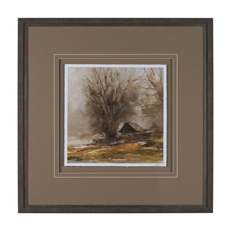 Autumn in the Village II by Mercana Studio Textured Framed Artwork Matted under Glass by Mercana at Eve Furniture