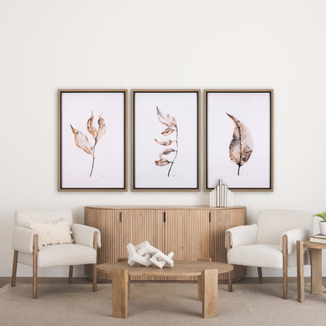 Autumn Message III by Mercana Studio a Hand Embellished Textured Framed Art Print by Mercana at Eve Furniture