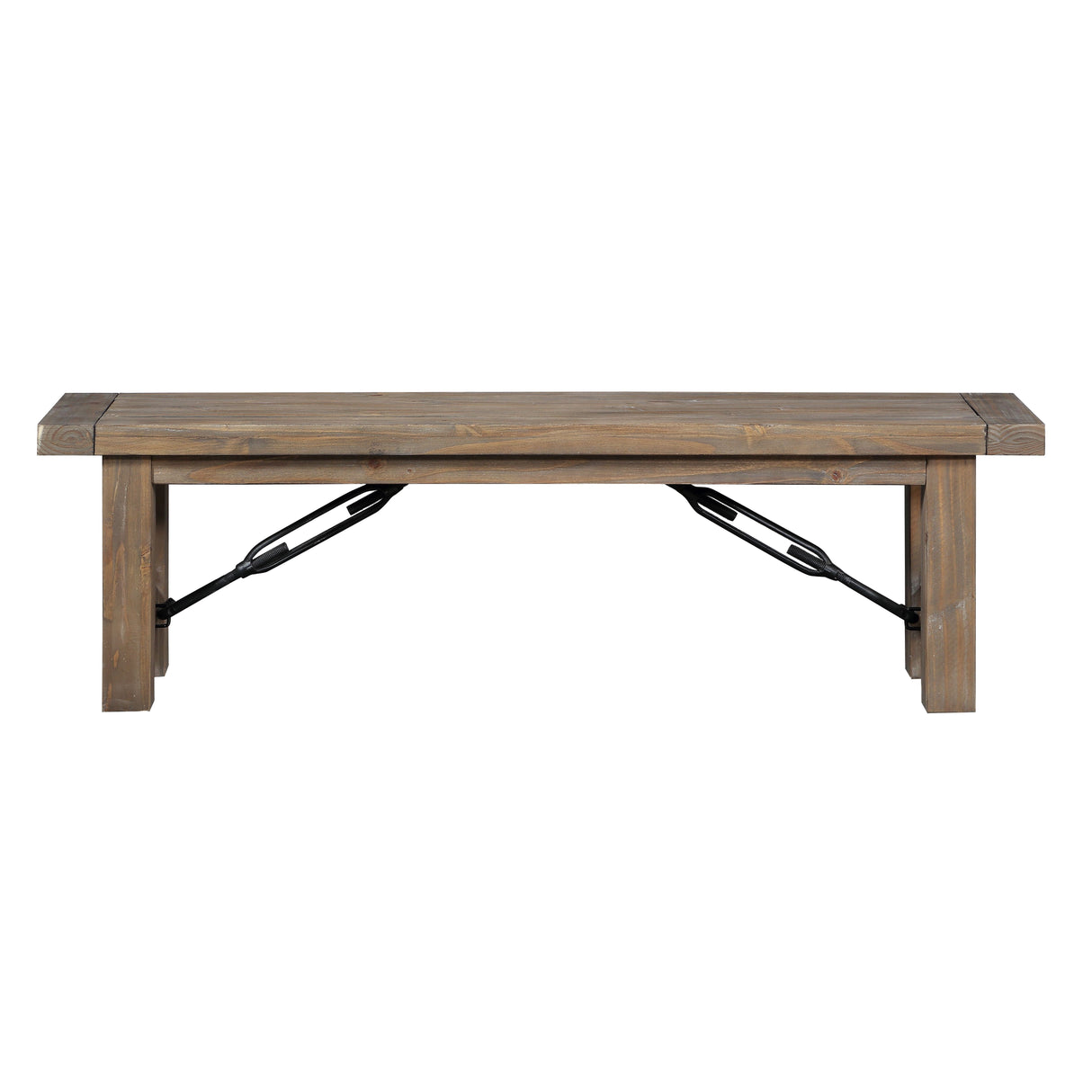 Autumn Solid Wood Dining Bench in Flink Oak by Modus Furniture at Eve Furniture