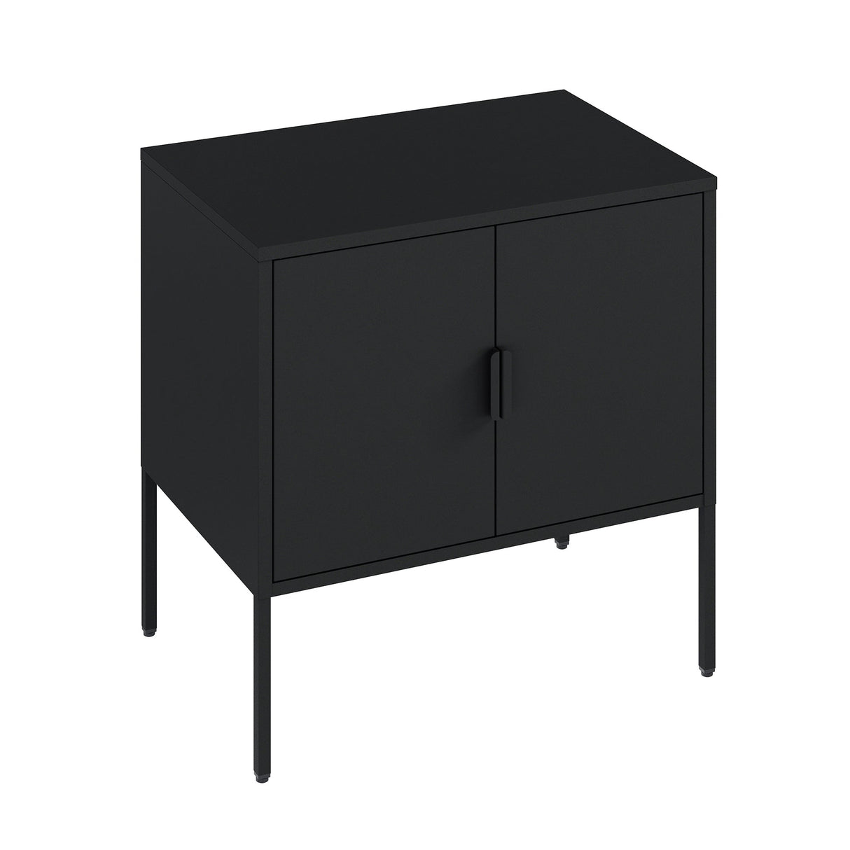 Ava 23.6" Accent Cabinet in Black by Manhattan Comfort at Eve Furniture