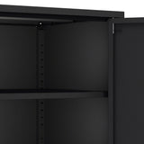 Ava 23.6" Accent Cabinet in Black by Manhattan Comfort at Eve Furniture
