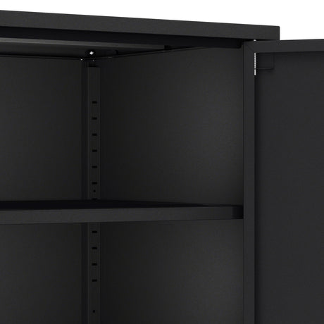 Ava 23.6" Accent Cabinet in Black by Manhattan Comfort at Eve Furniture