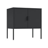 Ava 23.6" Accent Cabinet in Black by Manhattan Comfort at Eve Furniture
