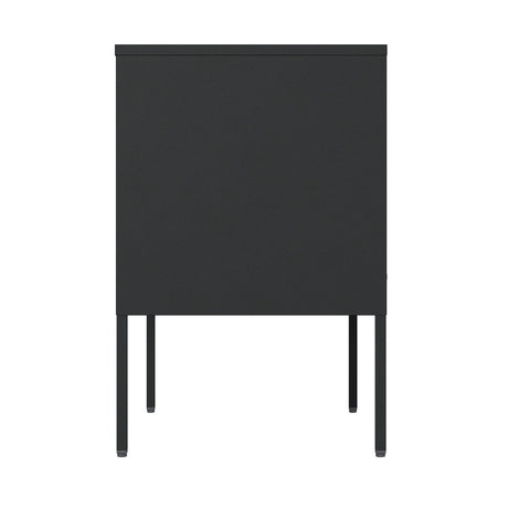 Ava 23.6" Accent Cabinet in Black by Manhattan Comfort at Eve Furniture