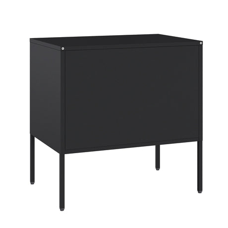 Ava 23.6" Accent Cabinet in Black by Manhattan Comfort at Eve Furniture