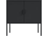 Ava 23.6" Accent Cabinet in Black by Manhattan Comfort at Eve Furniture