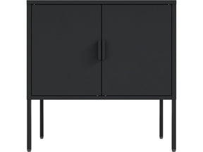 Ava 23.6" Accent Cabinet in Black by Manhattan Comfort at Eve Furniture