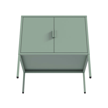 Ava 23.6" Accent Cabinet in Green by Manhattan Comfort at Eve Furniture