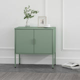 Ava 23.6" Accent Cabinet in Green by Manhattan Comfort at Eve Furniture