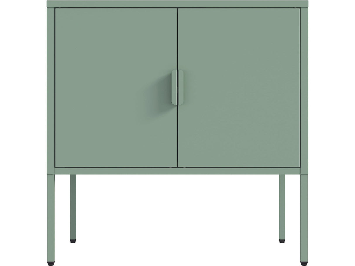 Ava 23.6" Accent Cabinet in Green by Manhattan Comfort at Eve Furniture