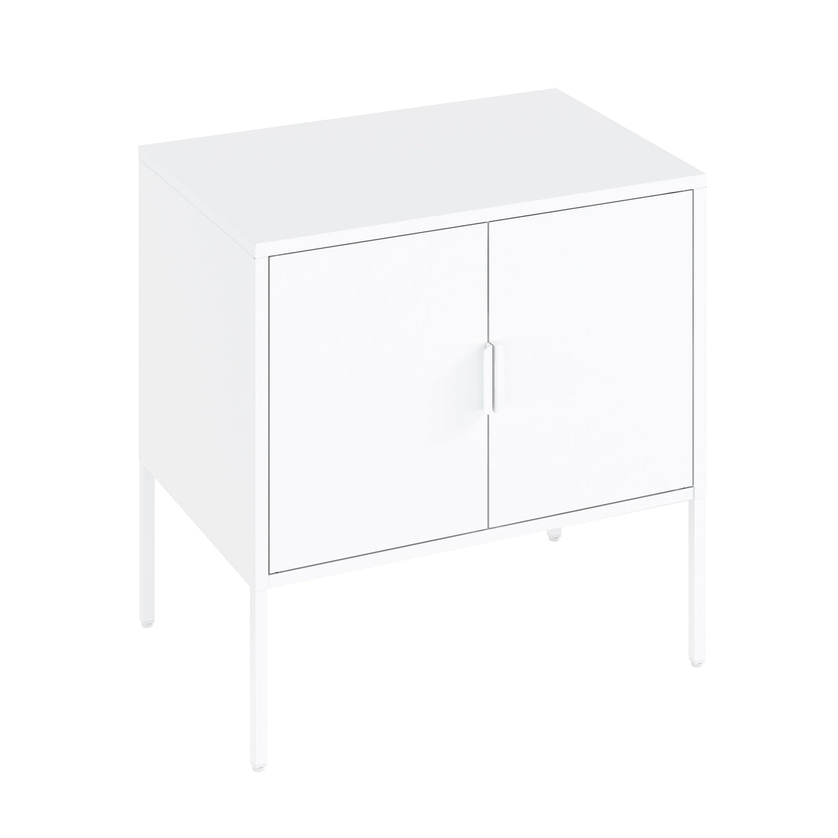 Ava 23.6" Accent Cabinet in White by Manhattan Comfort at Eve Furniture