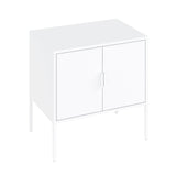 Ava 23.6" Accent Cabinet in White by Manhattan Comfort at Eve Furniture