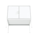 Ava 23.6" Accent Cabinet in White by Manhattan Comfort at Eve Furniture