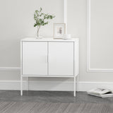 Ava 23.6" Accent Cabinet in White by Manhattan Comfort at Eve Furniture