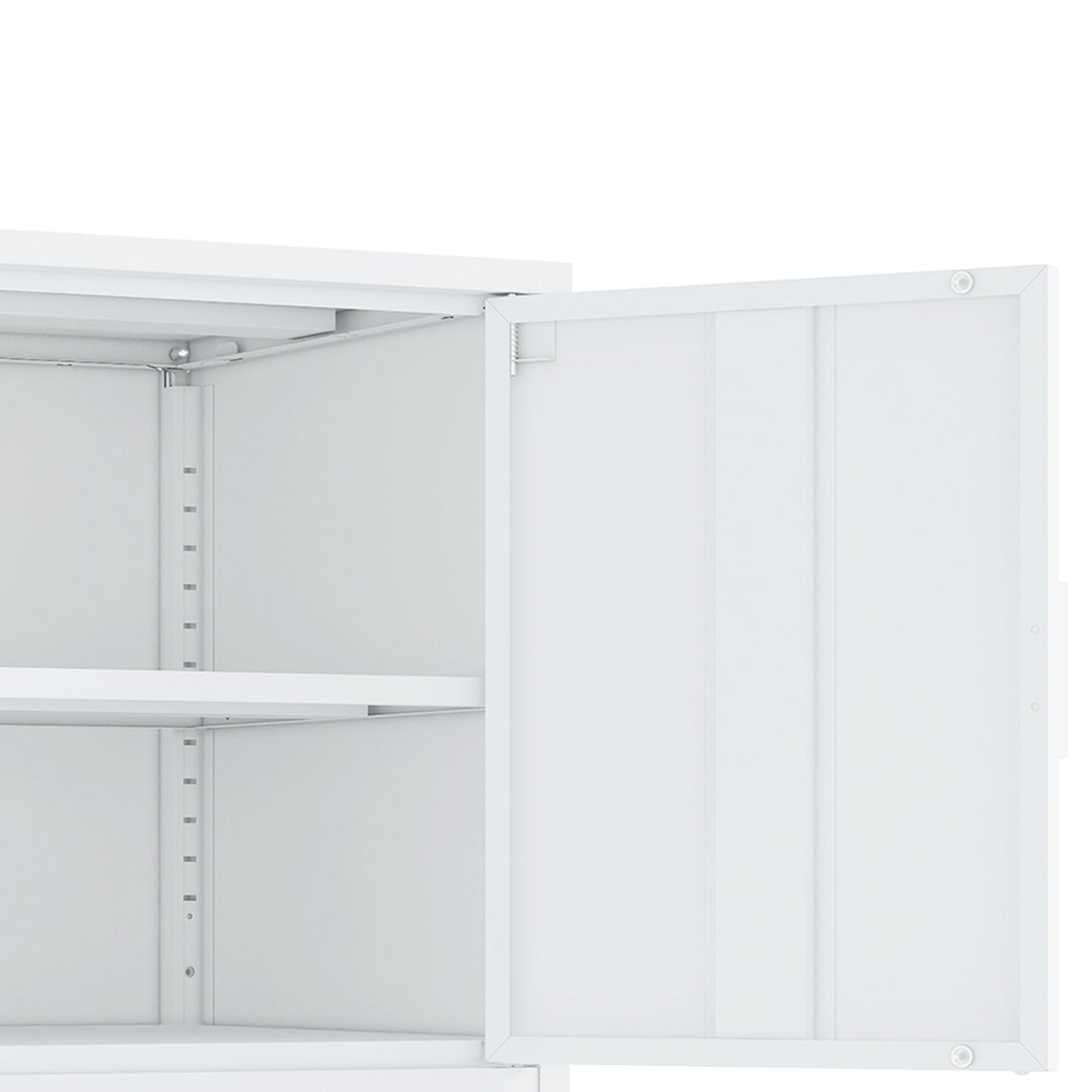 Ava 23.6" Accent Cabinet in White by Manhattan Comfort at Eve Furniture