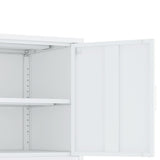 Ava 23.6" Accent Cabinet in White by Manhattan Comfort at Eve Furniture