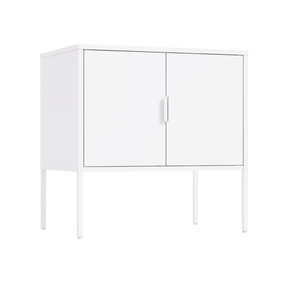 Ava 23.6" Accent Cabinet in White by Manhattan Comfort at Eve Furniture
